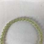 Japanese Buddhist Juzu Prayer Bracelet Vtg Rosary Agate Stone Green Tassel JZ148