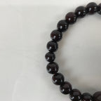 Japanese Buddhist Juzu Prayer Bracelet Vtg Rosary Wooden Bead Brown Tassel JZ146