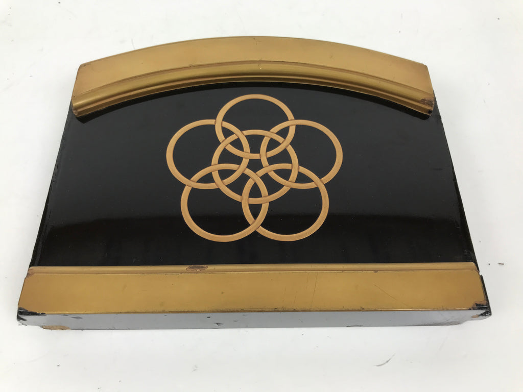 Japanese Buddhist Lacquered Hedai Shokendai Sutra Book Reading Stand Makie BA721