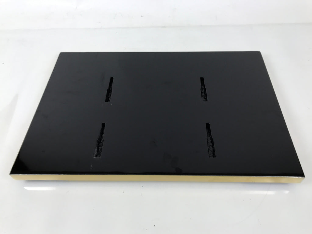 Japanese Buddhist Lacquered Hedai Shokendai Sutra Book Reading Stand Makie BA721