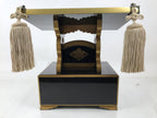 Japanese Buddhist Lacquered Hedai Shokendai Sutra Book Reading Stand Makie BA721