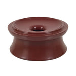 Japanese Buddhist Lacquered Wooden Orin Singing Bell Stand Vtg Red Round BA917