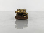 Japanese Buddhist Maejoku Altar Table Lacquer Wood Spare Part Gold Floral BP33