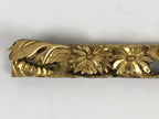 Japanese Buddhist Maejoku Altar Table Lacquer Wood Spare Part Gold Floral BP33