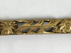 Japanese Buddhist Maejoku Altar Table Lacquer Wood Spare Part Gold Floral BP33