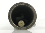 Japanese Buddhist Metal Prayer Handbell Kongorei Wood Incense Container BA619