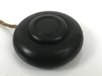Japanese Buddhist Metal Prayer Handbell Kongorei Wood Incense Container BA619