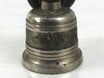 Japanese Buddhist Metal Prayer Handbell Kongorei Wood Incense Container BA619