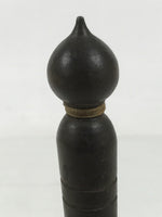 Japanese Buddhist Metal Prayer Handbell Kongorei Wood Incense Container BA619