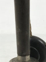 Japanese Buddhist Metal Prayer Handbell Kongorei Wood Incense Container BA619