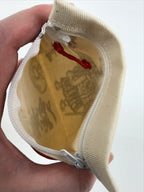 Japanese Buddhist Money Offering Bag Vtg Kukai Osaisen Pouch Fabric Beige BA849