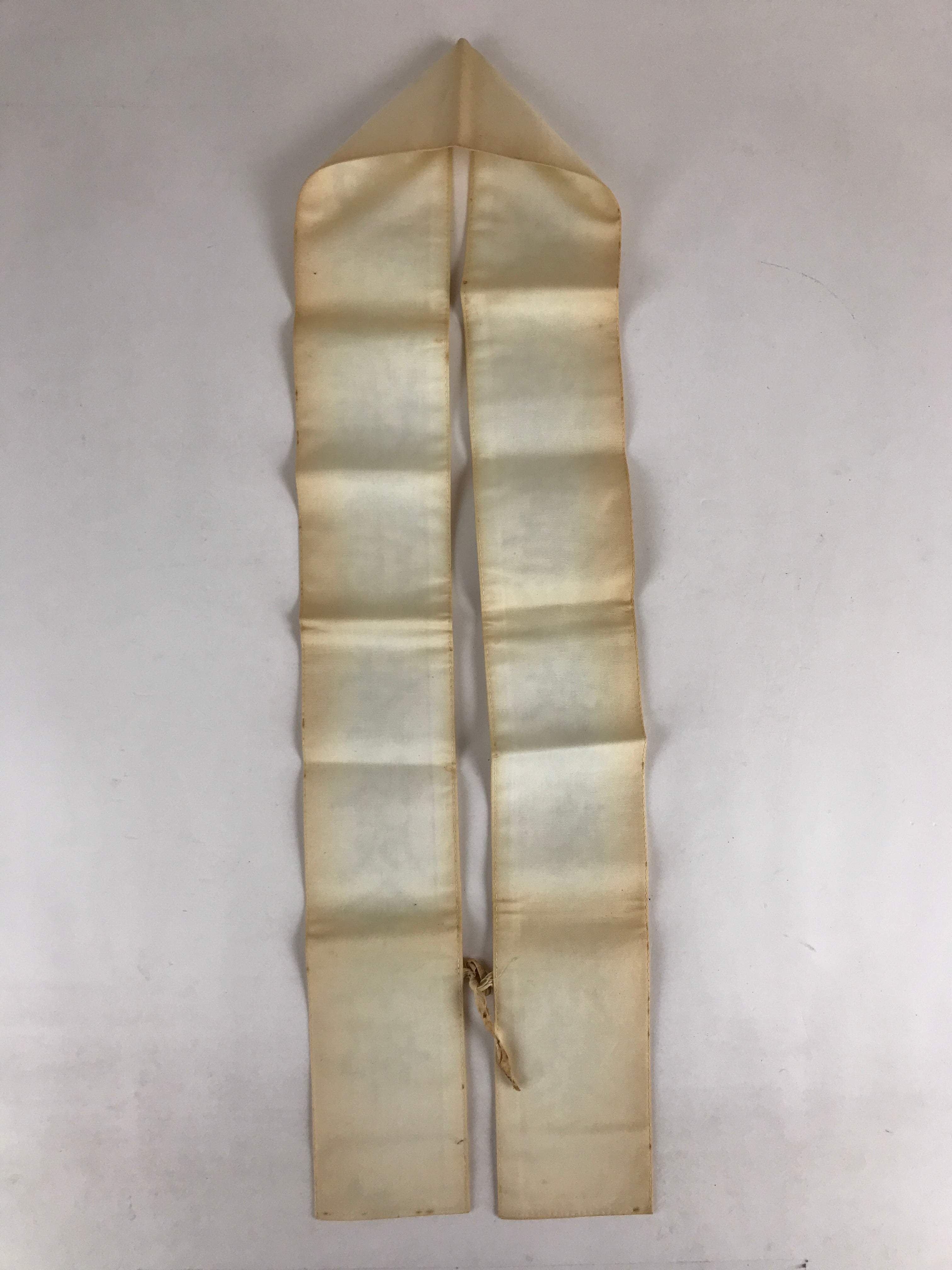 Japanese Buddhist Nichiren Sect Tasuki Vtg Sutra Risshō Kōsei Kai White Costume