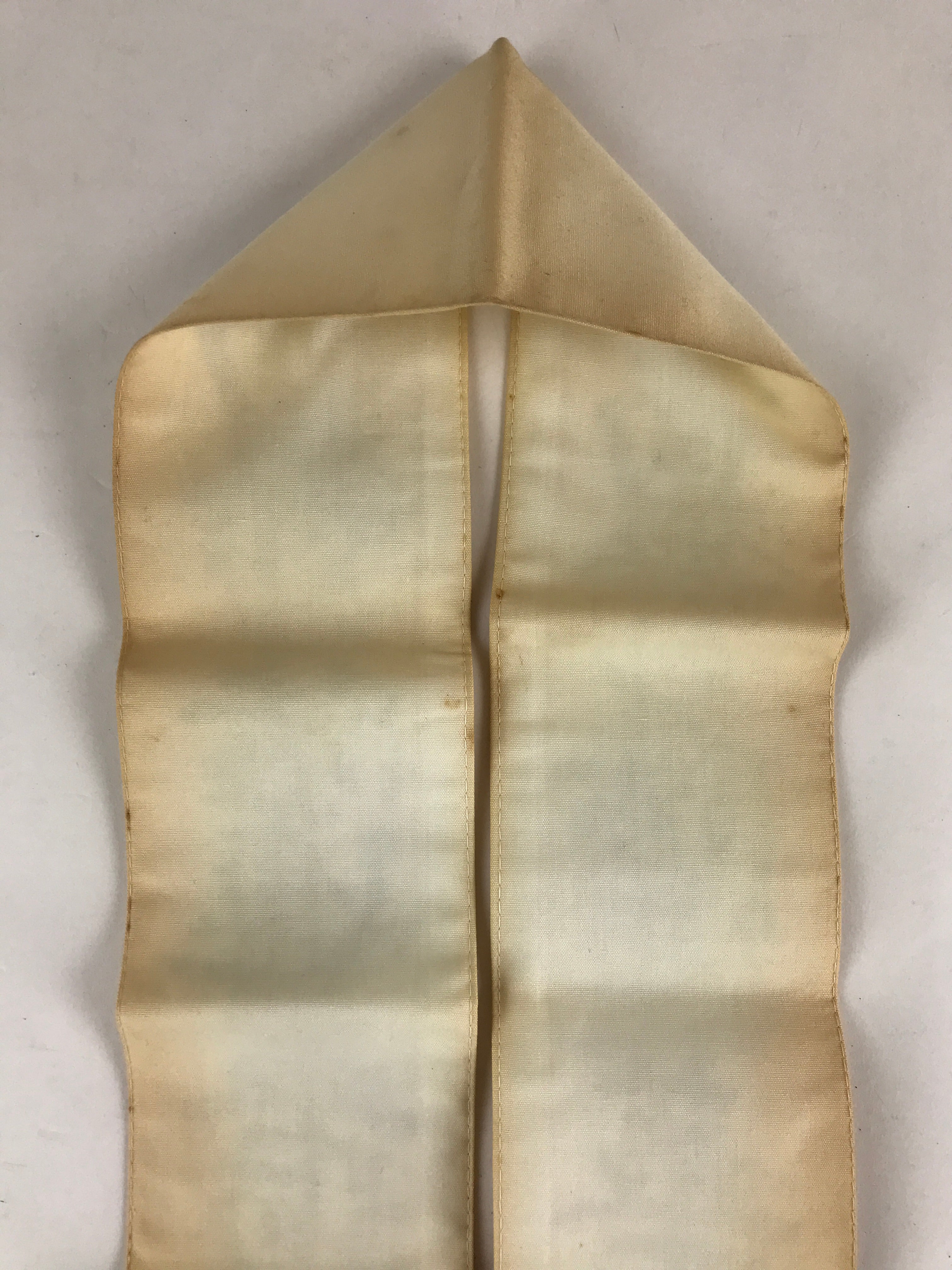 Japanese Buddhist Nichiren Sect Tasuki Vtg Sutra Risshō Kōsei Kai White Costume