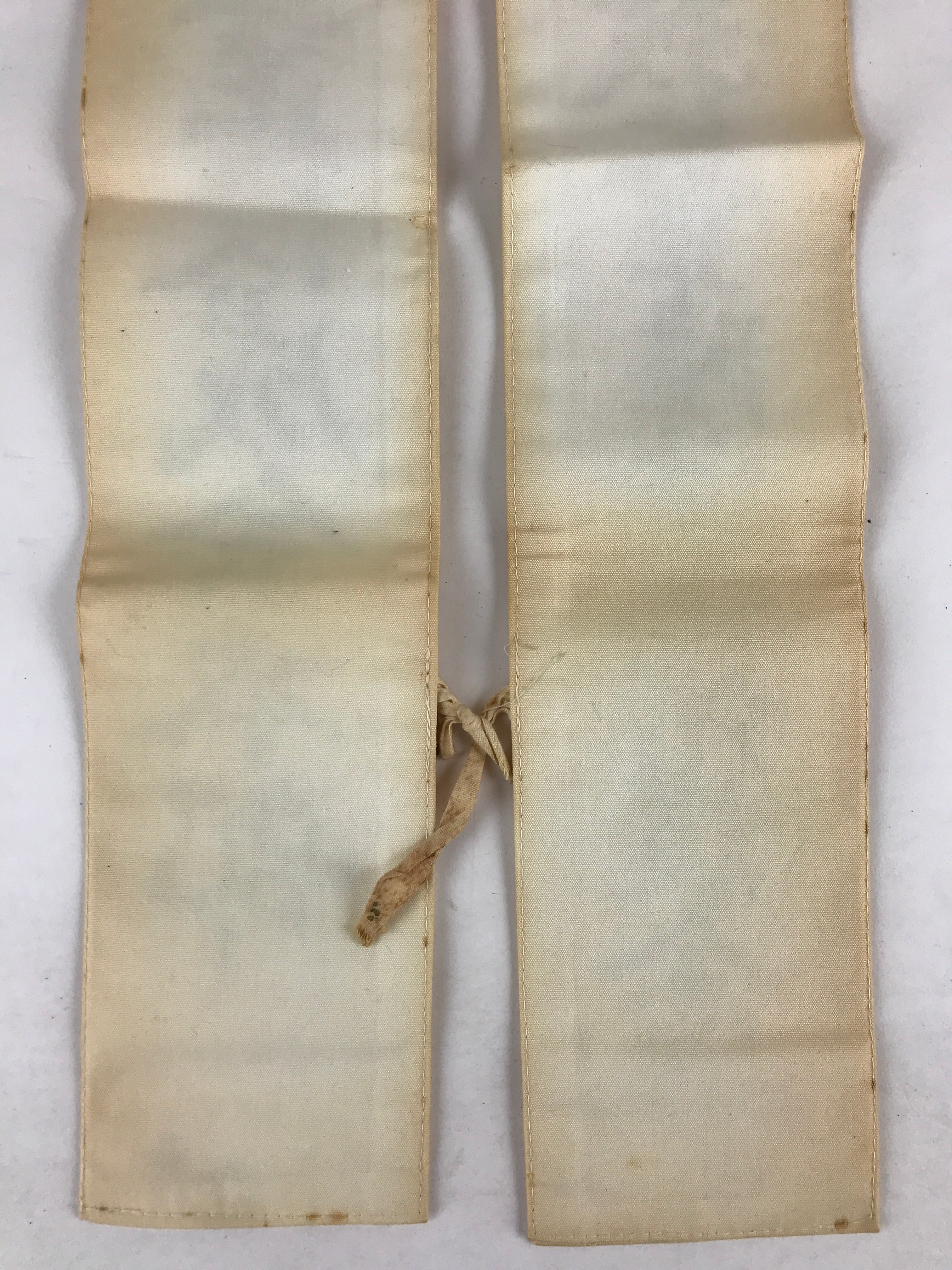 Japanese Buddhist Nichiren Sect Tasuki Vtg Sutra Risshō Kōsei Kai White Costume