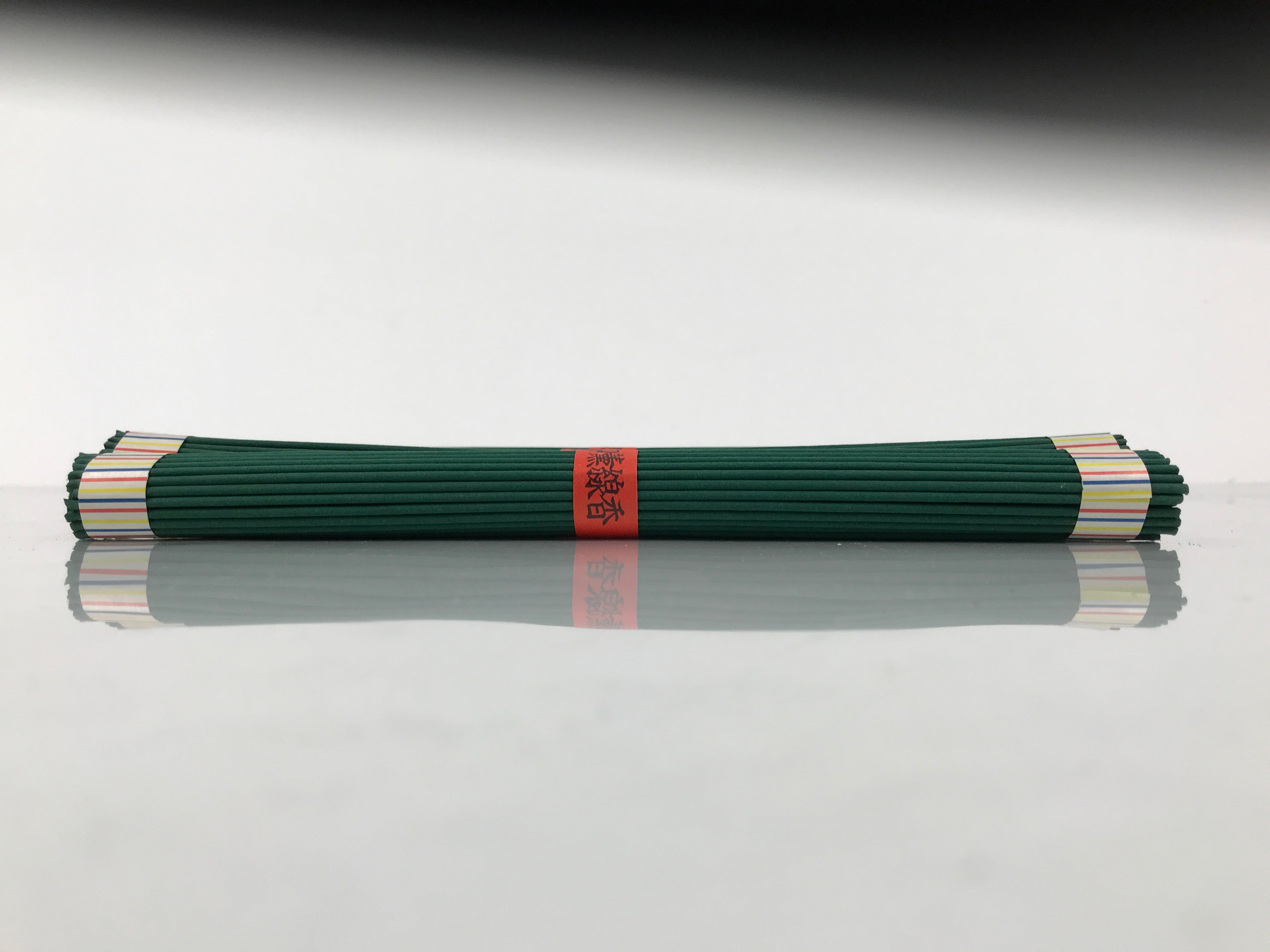 Japanese Buddhist Offer Incense Sticks Senko Vtg Boxed 7 Bundles Green IN19