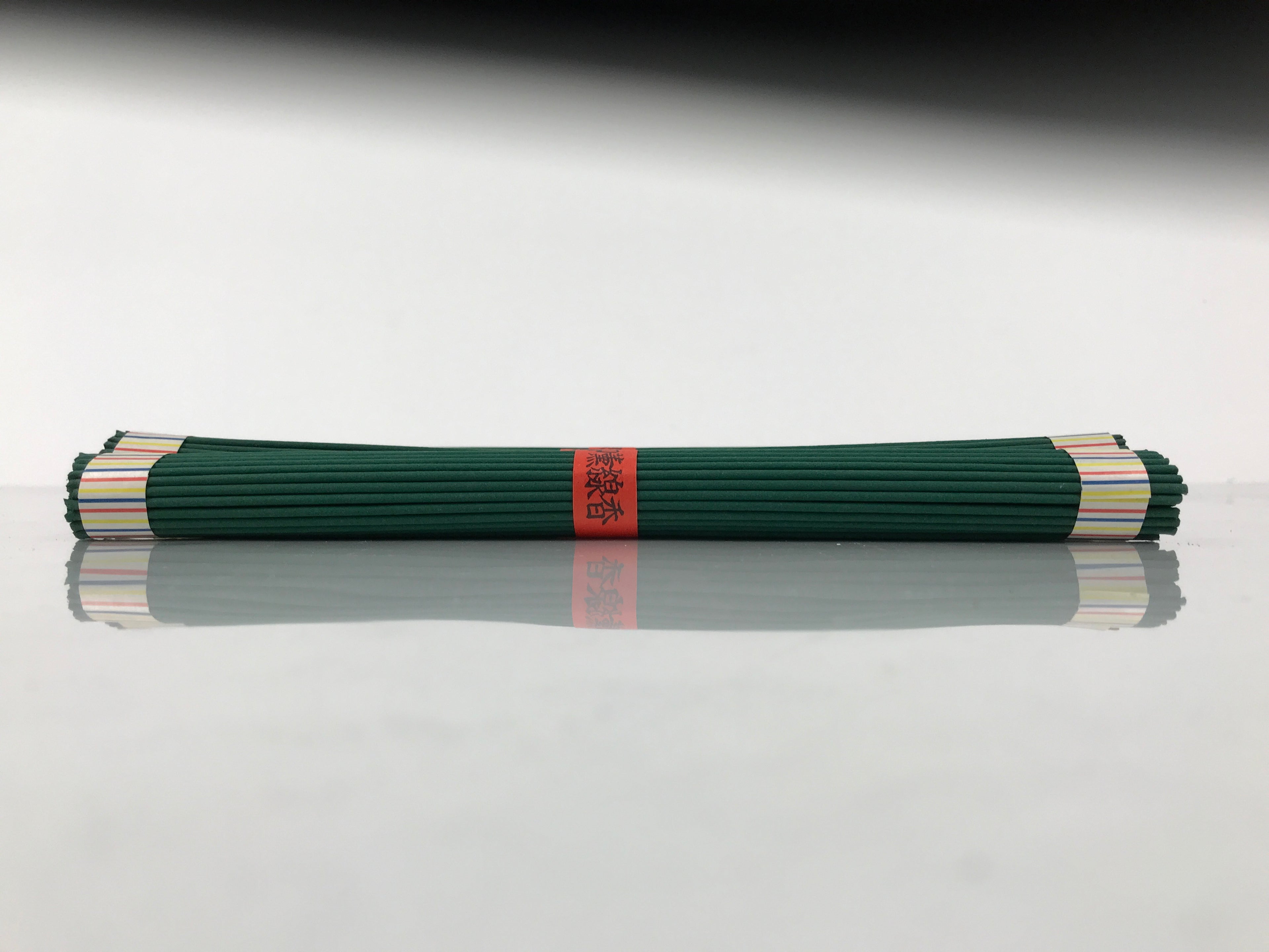 Japanese Buddhist Offer Incense Sticks Senko Vtg Boxed 7 Bundles Green IN19