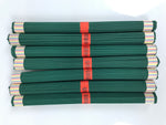 Japanese Buddhist Offer Incense Sticks Senko Vtg Boxed 7 Bundles Green IN19