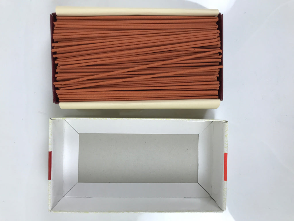 Japanese Buddhist Offer Incense Sticks Senko Vtg Boxed Brown Sandalwood IN20