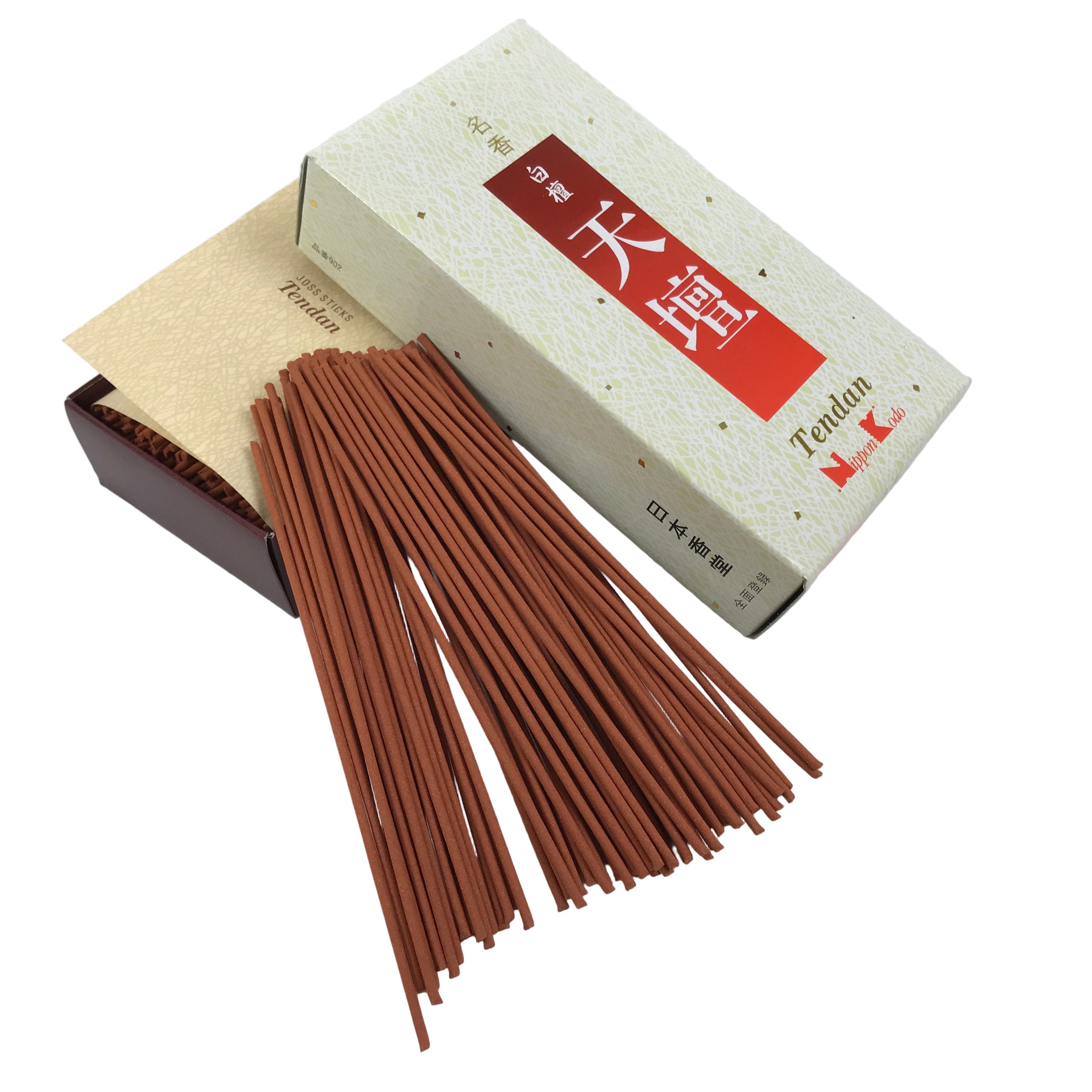 Japanese Buddhist Offer Incense Sticks Senko Vtg Boxed Brown Sandalwood IN20