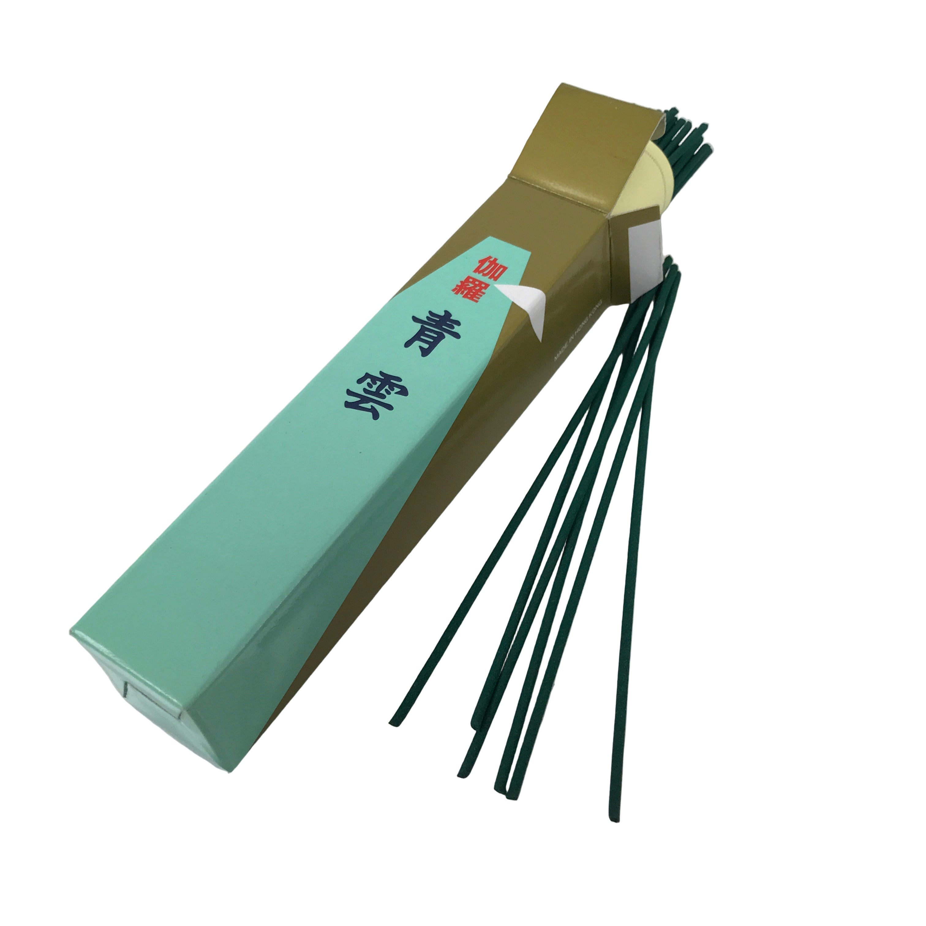 Japanese Buddhist Offer Incense Sticks Senko Vtg Boxed Green Aloeswood IN22