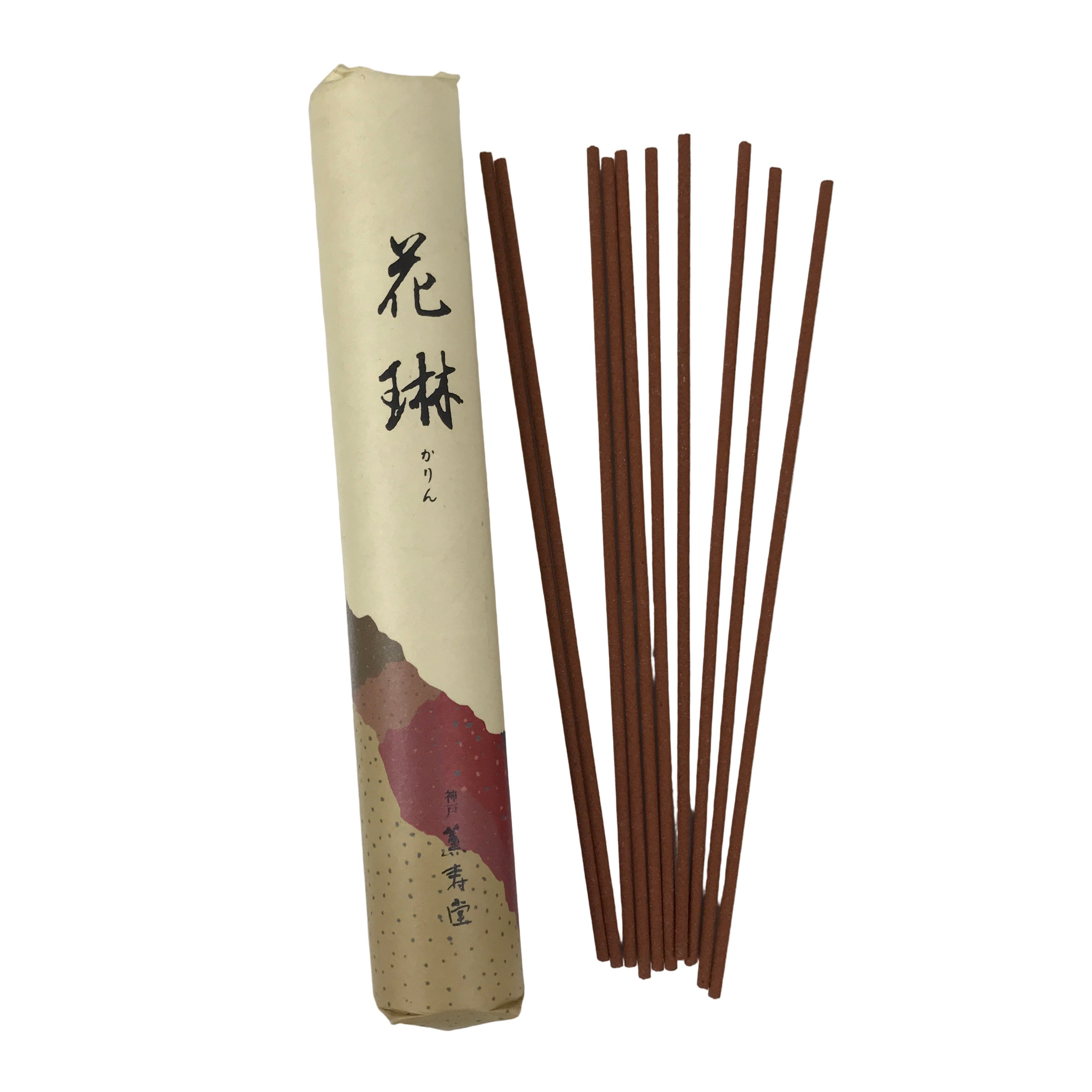 Japanese Buddhist Offer Incense Sticks Senko Vtg Brown Karin Sandalwood IN25