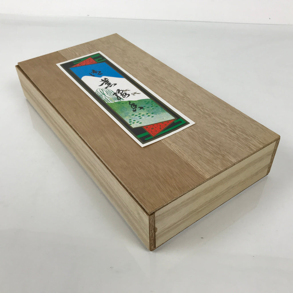 Japanese Buddhist Offer Incense Sticks Senko Vtg Wooden Boxed Green Oko IN40