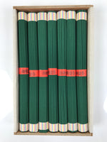 Japanese Buddhist Offer Incense Sticks Senko Vtg Wooden Boxed Green Oko IN42