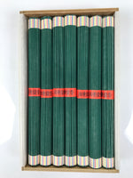 Japanese Buddhist Offer Incense Sticks Senko Vtg Wooden Boxed Green Oko IN43