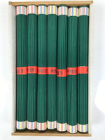 Japanese Buddhist Offer Incense Sticks Senko Vtg Wooden Boxed Green Oko IN44