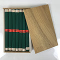 Japanese Buddhist Offer Incense Sticks Senko Vtg Wooden Boxed Green Oko IN45