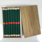 Japanese Buddhist Offer Incense Sticks Senko Vtg Wooden Boxed Green Oko IN46
