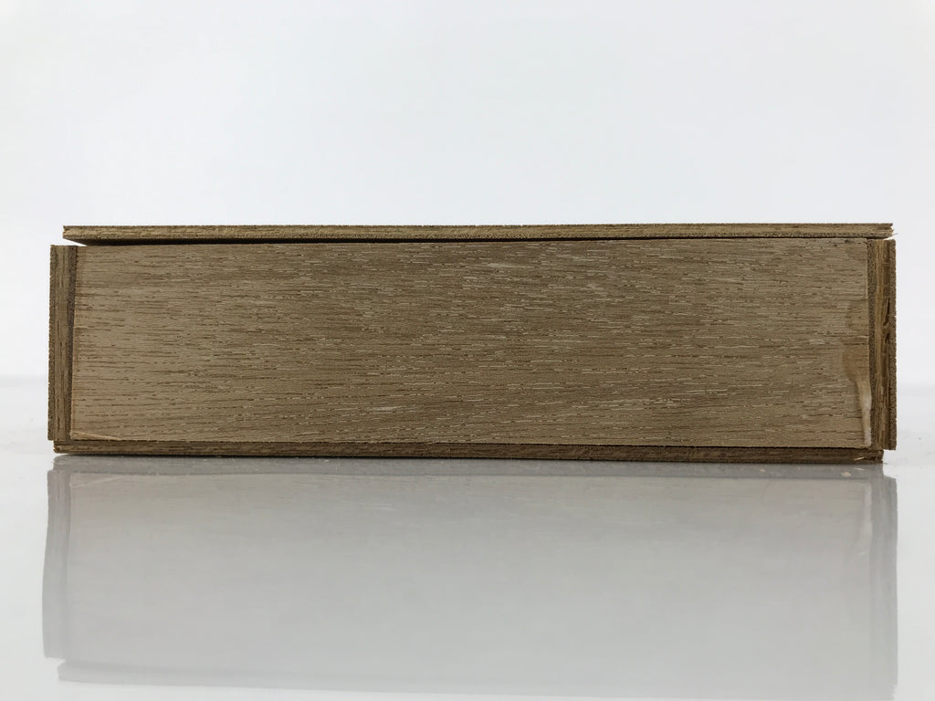 Japanese Buddhist Offer Incense Sticks Senko Vtg Wooden Boxed Green Oko IN47
