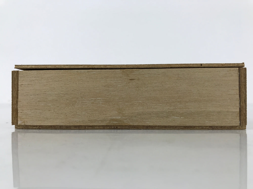 Japanese Buddhist Offer Incense Sticks Senko Vtg Wooden Boxed Green Oko IN47