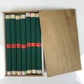 Japanese Buddhist Offer Incense Sticks Senko Vtg Wooden Boxed Green Oko IN47