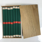 Japanese Buddhist Offer Incense Sticks Senko Vtg Wooden Boxed Green Oko IN47