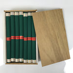 Japanese Buddhist Offer Incense Sticks Senko Vtg Wooden Boxed Green Oko IN49