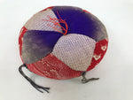 Japanese Buddhist Orin Bell Singing Bowl Fabric Pillow Shochikubai Floral BA889