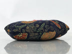 Japanese Buddhist Orin Bell Singing Bowl Silk Pillow Small Hexagon Blue BA565