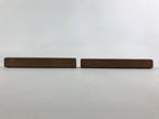 Japanese Buddhist Percussion Instrument Hyoushigi Ongi Vtg Wood Brown BA75