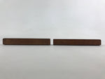 Japanese Buddhist Percussion Instrument Hyoushigi Ongi Vtg Wood Brown BA75