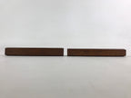 Japanese Buddhist Percussion Instrument Hyoushigi Ongi Vtg Wood Brown BA75