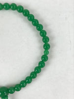 Japanese Buddhist Prayer Beads Bracelet Vtg Rosary Juzu Green Purple JZ131