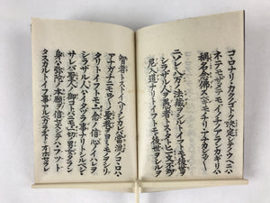 Japanese Buddhist Prayer Book C1920 Ofumi Jodo Shinshu Ganshuji Blue BA221