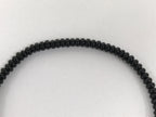 Japanese Buddhist Prayer Bracelet Vtg Juzu Black Orange Glass Beads Tassel JZ185
