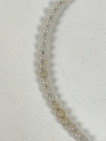 Japanese Buddhist Prayer Bracelet Vtg Juzu Clear Glass Beads Purple Tassel JZ189