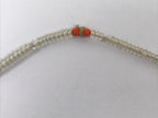 Japanese Buddhist Prayer Bracelet Vtg Juzu Glass Beads Green Rosary Tassel JZ181
