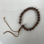 Japanese Buddhist Prayer Bracelet Vtg Rosary Juzu Replica Bodhi Seed Beads JZ150