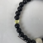 Japanese Buddhist Prayer Bracelet Vtg Rosary Juzu Wooden Beads Brown JZ158