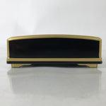 Japanese Buddhist Resin Lacquer Replica Lidded Box Vtg Gobunshobako Gold BA586