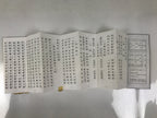 Japanese Buddhist Sutra Accordion Book Vtg Linji School Zen Practice Texts BA687
